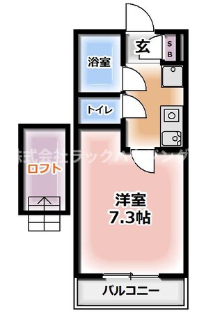 レオパレス南野口の物件間取画像